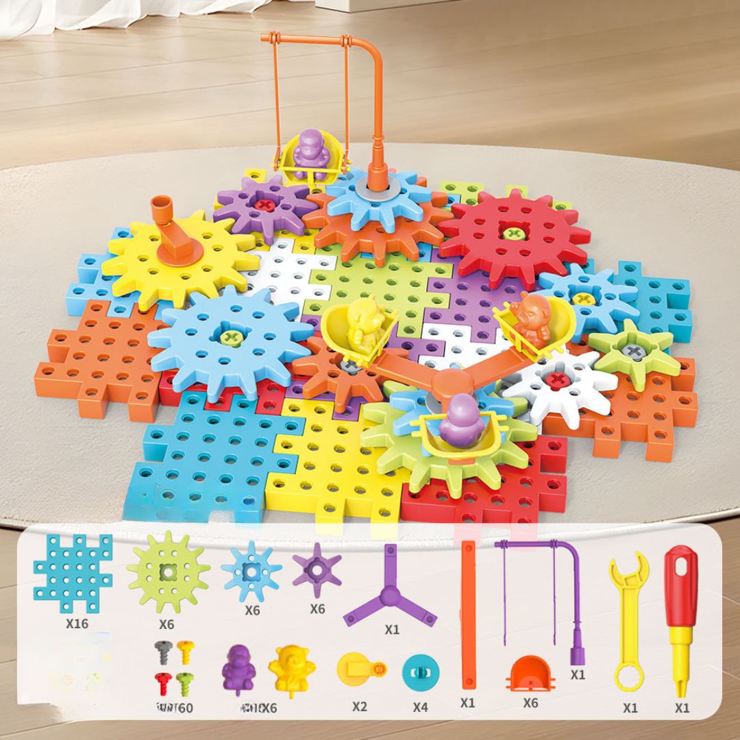 Kletshuts™ GearPuzzle: Amazing Interactive 3D Gear Puzzle Game Set