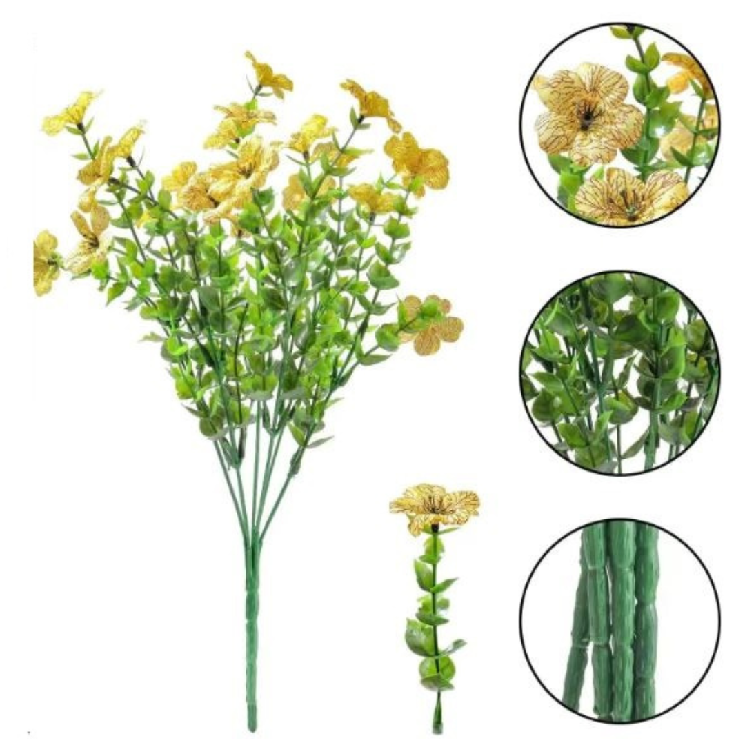 Globetrek° ArtificialFlowers 1+1 FREE: Outdoor and Indoor Artificial Flower Plants